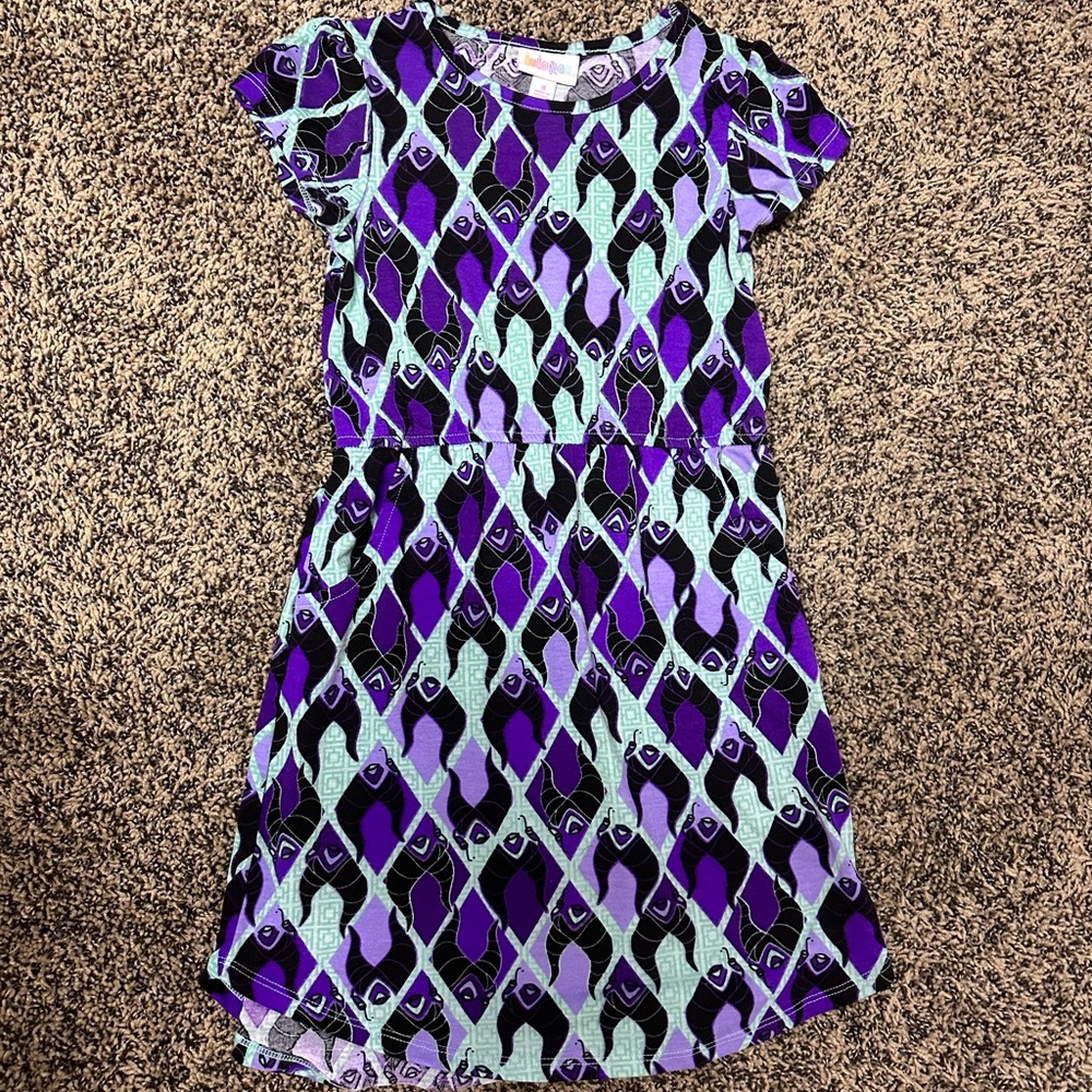 Lularoe Disney Maleficent Dress, Size 8